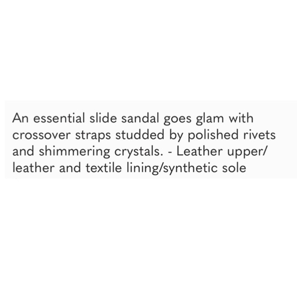 Rebecca Minkoff Theo Jewel White Slide Sandal - Picture 10 of 11